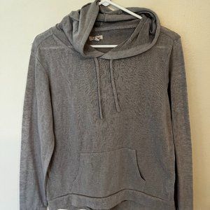 Grey Knit Hoodie Size: Small